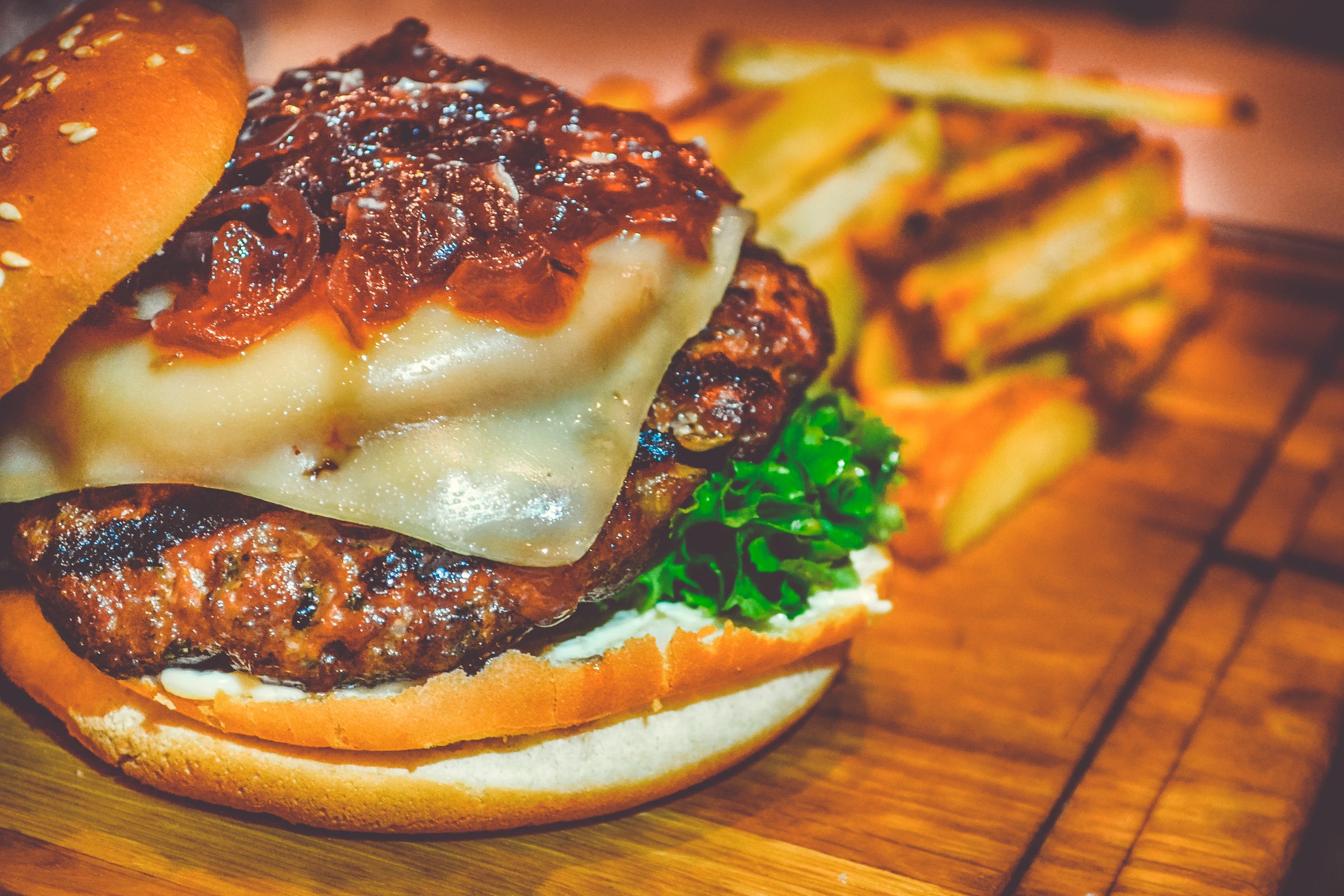 French Onion Burger