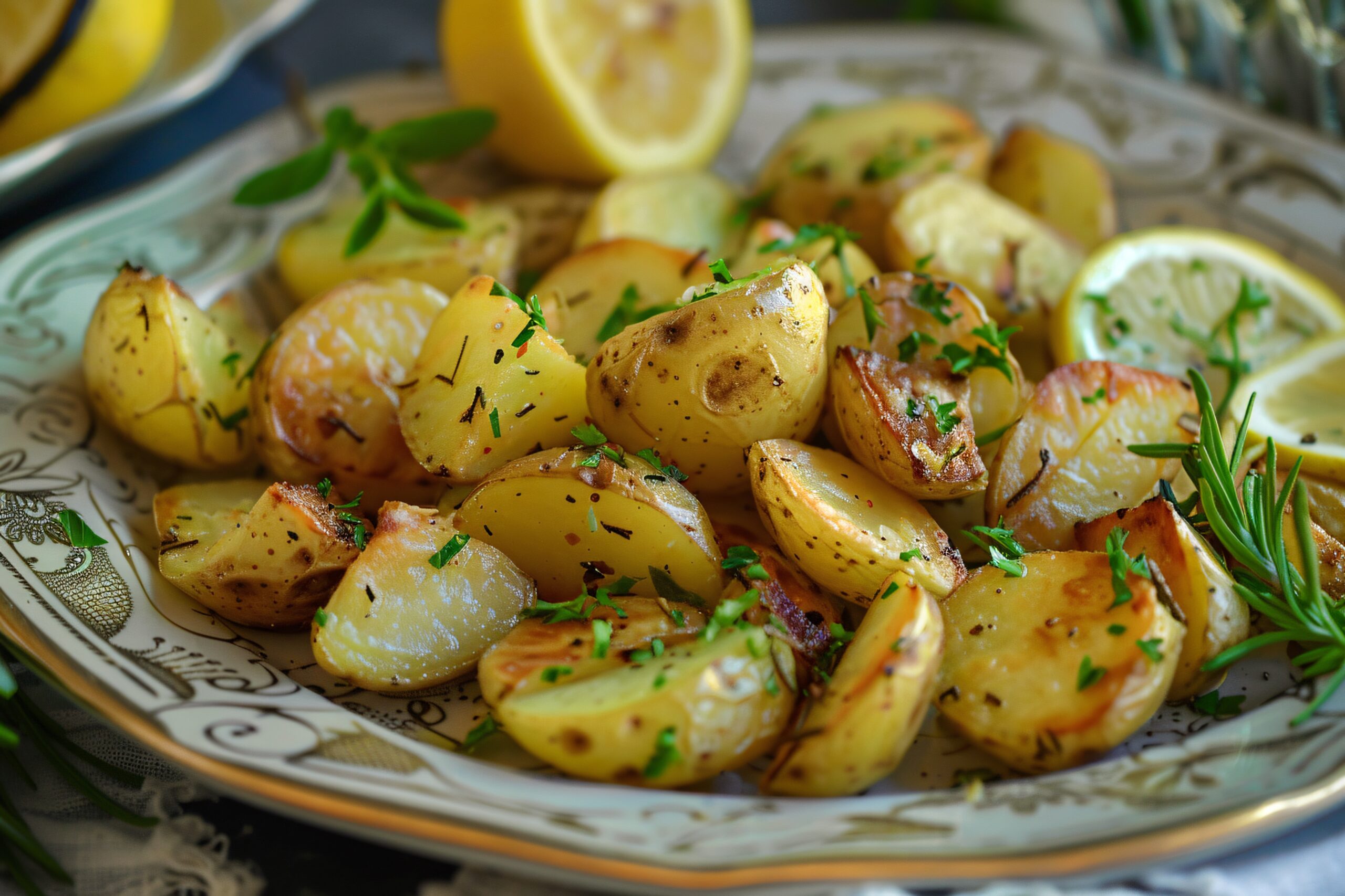 Parmesan Herb Baby Potatoes