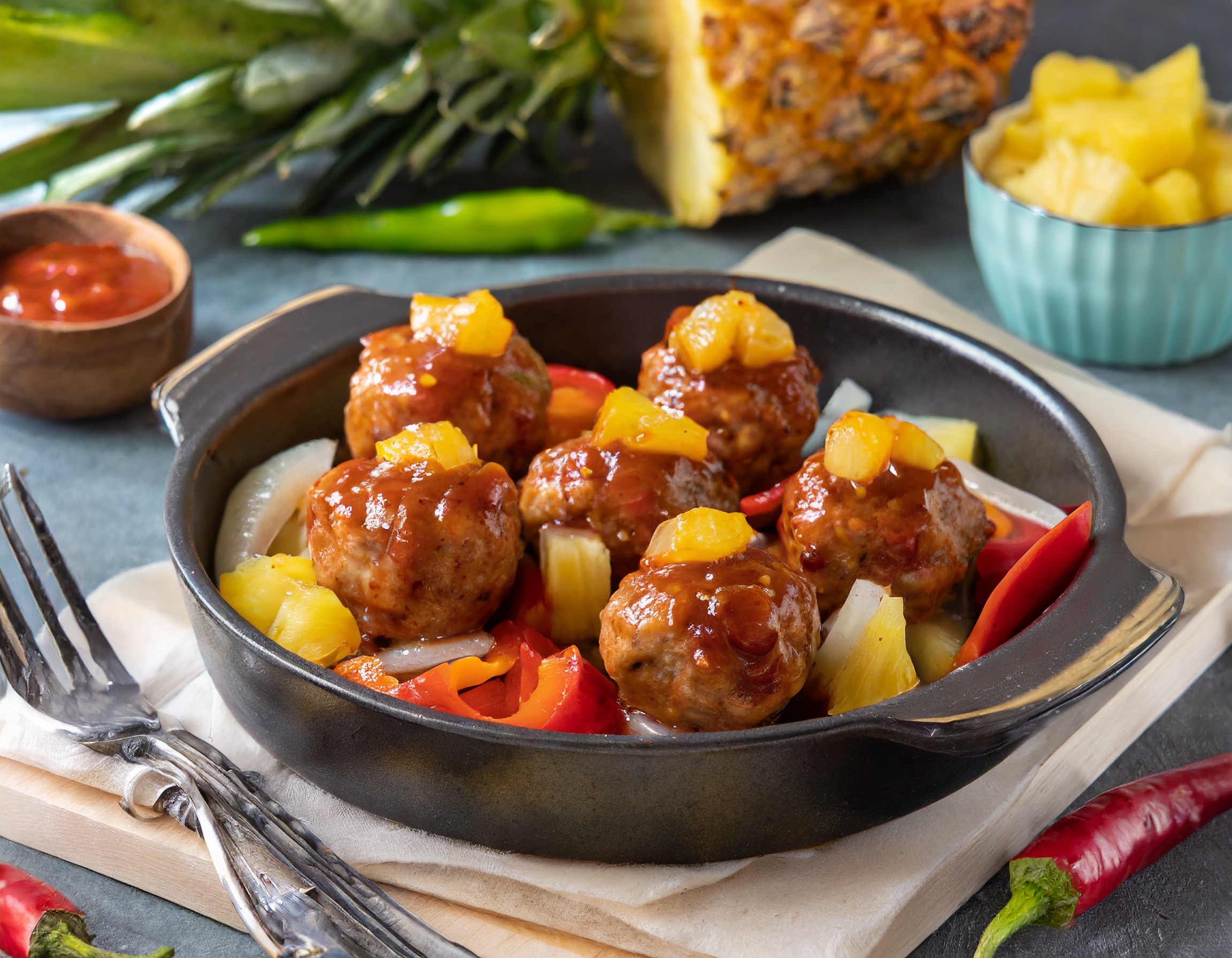 Hawaiian Meatballs