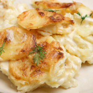 3 Cheese Potatoes Au Gratin