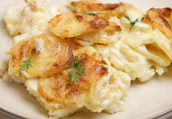 3 Cheese Potatoes Au Gratin