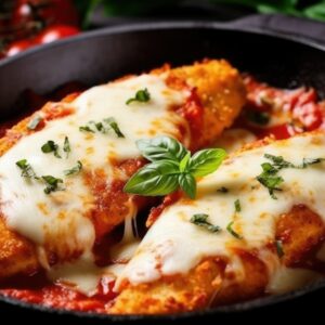 Chicken Parmesan - Tortellini Alfredo