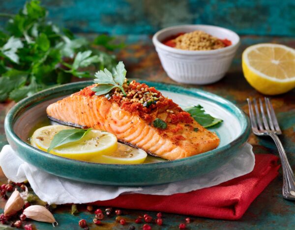 Moroccan Harissa Salmon
